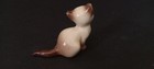 Vintage Hagen-renaker Miniature Siamese Kitten Cat Figurine - Mint