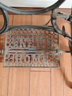 Antique New Home Treadle Sewing Machine Cast Iron Base With Wood Pitman Arm