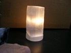 Selenite Crystal Square Lamp 6 Inches Tall W cord   Bulb Free Priority Shipping