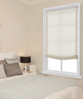 Cordless Light-filtering Roman Shade  39  X 64    For Windows Relaxed  - Ivory