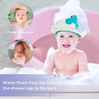 Baby Shower Cap For With Bath Rinse Cup  Adjustable Hair Washing Shield Hat B   