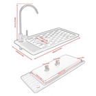 Automatic Glass Rinser Multi Angle Nozzle Pitcher Cleaner W drain Board   Tray