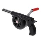 Outdoor Cooking Bbq Fan Air Blower mini Hand Crank Fan Air Blower Grill Picnic 