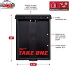 Mediz Outdoor Real Estate Brochure Box With Snap Shut Lid  Take One Document Hol