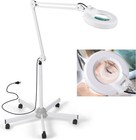 15x Magnifying Floor Lamp With 5 Wheels Rolling Base For Estheticians - 2 200   