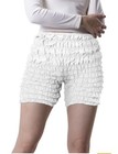 New White Malco Modes N21 Cotton Lace Bloomers Pettipants Mid Thigh Size Xl