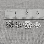 Bulk 925 Sterling Silver Flower Bead Caps For Bracelet Necklace 6mm 8mm
