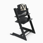 Stokke Tripp Trapp High Chair 2 With Baby Set Harness Adjustable Wooden Chair