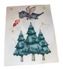 6 Pck Baby Dragon Pictures Wall Art 8x10 Decor Nursery Kids Play Fun Room