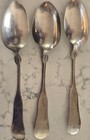 925 Sterling Silver Engraved Spoons By E h  Goulding Of Alton Illinois