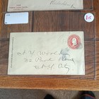 United States 2c Red Postal Stationery Cover envelope With Postmark  Cream