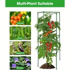 3 Pack Square Tomato Cages Heavy Duty - Height Adjustable Plant Trellis Garden