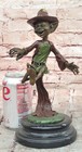 Whimsical Bronze Goblin Sculpture Fantasy Art Piece Signed Juno Mythical Artwork