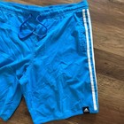 Adidas Blue Stripe Swim Shorts