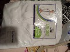 Men   s White Lab Coat Medical Professional Button Front Pockets Size Medium New
