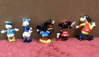 Vintage Lot 5 Disney Figures Walt Disney Productions Pvc Made In Hong Kong