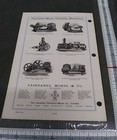 Fairbanks-morse Bulletin Plunger Pattern Steam Pumps 149