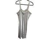 California Dynasty Lingerie Slip Dress Lace Trim Detail Champagne Large