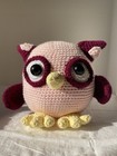 Adorable Crochet Baby Gift Large 8    Owl Handmade Amigurumi Decor Fall Halloween