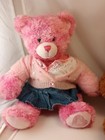 Build A Bear Pink Teddy Bear Plush 16      Brown Bear With Build A Bear Outfits On