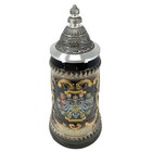 Black 16 German States Shields German Beer Stein  5l One Mug Made In Germany New