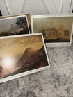 Vintage Lot Decorative Coasters Scenes Of St  Helena  7 