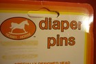 4 Yellow Hobby Horse Diaper Pins Nos Hong Kong