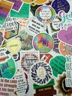20 Stickers Christian Faith God Jesus Motivational Designs Journals Laptops Gift