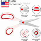 Fabric Scissors   8 Inches Office Scissors  2 0mm Thick Blade Shears All Purpose