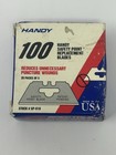 100 Pacific Handy Sp-018 Safety Point Replacement Blades Nos Made In Usa