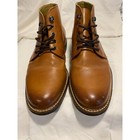 Brown Massimo Matteo 5-eye Chukka Cap Boot  Burnishing On Toe And Heel  Rubber S