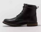 New Goodfellow   Co Men s Jeffrey Lug Combat Boots  Black Or Brown  Sizes 7-13
