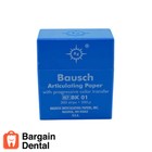 Bausch Bk01 300x Strips Articulating Paper With Progressive Color Transfer