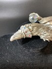 Vintage Jj Jonette Jewelry Wizard Brooch Pin Silver Tone Pewter  3 75    Read