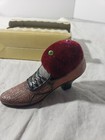 Vintage Looking Shoe Pin Cushion Unused Classic Collections Mini Shoe