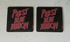 Set Of 2 Friday The 13th Jason Voorhees Pbr Beer Pabst Blue Ribbon Bar Coasters