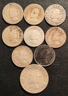 Honduras  9 Piece Lot Of Silver Bullion Coins 