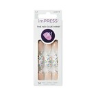 Kiss Impress No Glue Mani Press On Nails  Design   hoppy Mood   Multicolor 