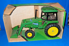 1980s Ertl 1 16 Scale John Deere Utility Tractor With Endloader  503 Diecast Nib