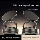360   Vacuum Magnetic Phone Holder - Suction Cup Car Mount With Foldable Stand