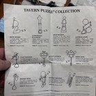 Tucker Jones House Tavern Puzzle Collection Iron Brain Teaser Lot Of Six W  Bag
