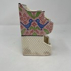 Vintage Ceramic Match Holder Safe Love Birds Wall Mount Mosaic Made In Japan
