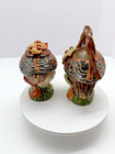 Fitz And Floyd Classics Quail Bird Creamer   Sugar Bowl Huntington Hand Crafted