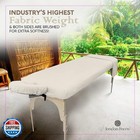 London Linens Pack Of 2 Soft Microfiber Massage Table Sheets 3 Piece Set - In