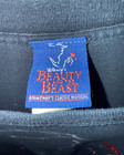 Vintage 90s Disney Beauty And The Beast Musical Broadway T-shirt Sz Medium Rare