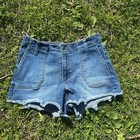 Women s Blue Denim Jean Shorts
