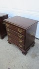 Pair Ethan Allem Cherry Nightstandstables Bachelors Chests Four Drawers