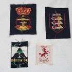 Vtg England Uk Scouts Patch Lot Hampshire Essex Kent Ontario Heraldic Emblem