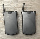  2  1990s Vintage Motorola Startac St7867w Dual Band Black Flip Phone