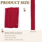 3 8  6yard Piping Trim Bias Tape Cotton Folding Binding Tape Cord  Brown Red
